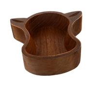 FUTUREORYY Ciotola Porta Frutta in Legno Forma di Testa di Mucca Vassoio Snack per Casa Piatto da Portata Elegante e Pratico per Dessert e Antipasti