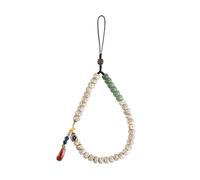 FUTUREORYY Cordino Per Telefono Da Polso Vintage Perline in Legno, Laccetto Per Cellulare Ciondolo, Stringa Da Polso Per Mantenere Telefono e Piccoli Oggetti Sicuri e a Portata Di Mano