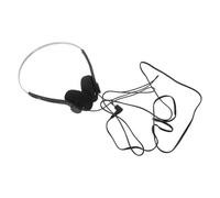 FUTUREORYY Cuffie Cablate Over-ear Vintage Nere Presa Jack, Cuffie Stereo Classiche Sovraurali per Computer e Viaggi, Accessorio Retrò Leggero e Confortevole per Musica, Chiamate e