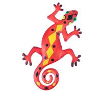 FUTUREORYY Decorazione da Parete in Metallo Gecko Appeso Accessorio Artistico per Pareti Camera da Scultura Decorativa per e