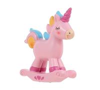 FUTUREORYY Decorazione Unicorno per Torta Compleanno Rosa Cake Topper Unicorno Adorabile e Resistente Temperature Estreme Decorazioni per Feste e Matrimoni