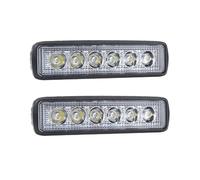 FUTUREORYY Fari da Lavoro LED 18W per Auto, Luce di Ispezione, 1 Coppia, Plastica Resistente al Calore e Anti-Graffi
