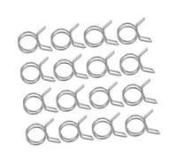 FUTUREORYY Fascette Stringitubo in Acciaio Inox 304 Morsetti Metallici Doppia Molla per Tubo Flessibile Diametro Interno 8 Mm Kit da 50 Pezzi per Irrigazione Giardino e Tubi Carburante