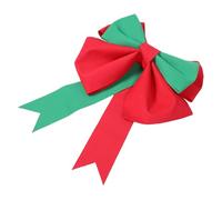 FUTUREORYY Fiocco Gigante Doppio Colore Rosso e Verde per Decorazioni Feste e Sfondi Fotografici di Festa di Cuore Matrimonio Compleanno e Anniversario Fiocco Pre-Legato Resistente per