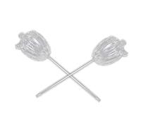 FUTUREORYY Globo Autoirrigante per Piante e Bulbi da Interno e Esterno, Annaffiatoio Automatico Trasparente in Vetro Punte di Irrigazione, Set 2 Pezzi per Fioriere e Vasi di Varie Dimensioni