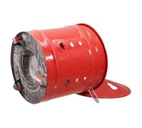 FUTUREORYY Inceneritore Da Giardino Bruciatore Smaltato Secchio Da Esterno Compatto Per Combustione Carta e Foglie, Bidone Resistente Per Preghiera e Culto, Braciere Pratico Per Patio e Cortile