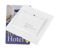 FUTUREORYY Interruttore Elettrica Inserimento con Ritardo Tre Fili per Hotel e Camere Pannello Bianco Elegante e Sicuro per Gestione Alberghi e Ostelli