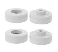 FUTUREORYY Kit 4 Pezzi Puleggia per Porta Scorrevole Serra, Rullo di Guida in Nylon e Acciaio Inox Resistente alle Intemperie, Sostituzione per Porte Pesanti, Installazione Semplice