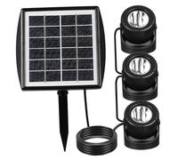 FUTUREORYY Lampade LED Subacquee Impermeabili per Giardino Piscina e Fontana Installazione Facile e Ricarica Rapida Illuminazione Decorativa Esterno