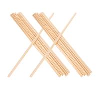 FUTUREORYY Listelli Legno Triangolari 20 Pezzi 6 MM X 30 CM per Bordi Angolari Finestre e Mensole, per Modanature Fai da Te in Ambienti Domestici