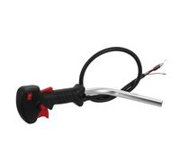 FUTUREORYY Maniglia Leva di Controllo Acceleratore in Lega di Alluminio e Plastica per Tosaerba a Montaggio Laterale, Cavo da 83 Cm, Ricambio Ergonomico per Attrezzature da Giardino