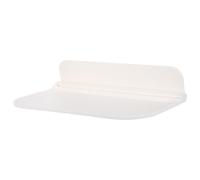 FUTUREORYY Mensola a Parete Pieghevole Bianca, Supporto Adesivo Multifunzione, Portasciugamani e Contenitore da Muro per Camera da Letto e Bagno, Scaffale Salvaspazio Resistente e Pratico