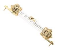 FUTUREORYY Mezuzah in Metallo per Porta Esterna Decorazione Artigianale Ebraica Mezuzah Facile da Installare Lati Regalo Significativo per Credenti Ebrei