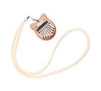 FUTUREORYY Mini Kalimba Portatile Con Ciondolo, Pianoforte a Pollice Piccolo Per Principianti, Design Ad Arco Per Protezione Mani, Suono Naturale e Melodioso, Strumento Musicale Creativo e Pratico