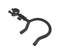 FUTUREORYY Morsetto in Metallo Nero per Supporto Microfono e Leggio, Gancio per Chitarra Acustica e Basso, Accessorio per Strumenti da Studio e Palco, Fissaggio senza Attrezzi, Compatibile