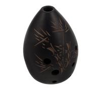 FUTUREORYY Ocarina in Ceramica a Otto Fori per Principianti Suono Chiaro, per Pratica Personale e Lezioni di Musica Scolastica, Marrone e Facile da Usare