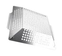 FUTUREORYY Padella Grill in Resistente Allusura per Barbecue e Teglia Forata per Indoor e Outdoor Accessorio BBQ Pratico e Durevole