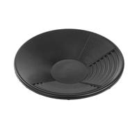 FUTUREORYY Padella la Ricerca Dell'oro Leggera da 14" con Tri-riffles in Plastica, Vaschetta Portatile per Prospezione Mineraria, Design a Tre Scanalature per Separazione Sedimenti,