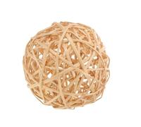 FUTUREORYY Palline Decorative Intrecciate in Rattan da Sfere Artigianali Appese per Soggiorno e Vetrine Elementi Naturali per Centrotavola e Decorazioni da Parete Boho