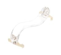 FUTUREORYY Poggiaspalla Violino in Acrilico Bianco Resistente Supporto Ergonomico con Design Curvo per Spalle Facile da Pulire e Stabile per Strumenti Corda