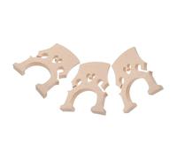 FUTUREORYY Ponticello per Violoncello 4/4 in Acero Set da 3 Pezzi, Parte in Legno per Strumenti Musicali, Accessorio per Aggiornamento Risonanza e Durata Prolungata