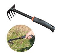 FUTUREORYY Rastrello da Mini con Denti in Coltivatore Manuale Ergonomico per Terreni e Spazi Ristretti Strumento Compatto per Estirpare Erbacce e Aerare