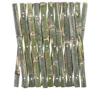 FUTUREORYY Recinzione in Bambù Estensibile per Giardino e Cortile Supporto Piante Rampicanti Regolabile per Orto e Spazi Esterni Steccato Decorativo Retrattile per Giardino e Patio