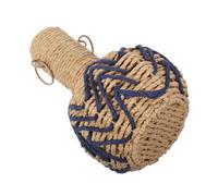 FUTUREORYY Rustic Woven Paper Rope Vase for Dried Flowers Handmade Lightweight Floral Holder with Iron Frame Decorative Vase for Farmhouse And Country Style Home