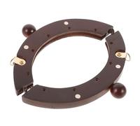 FUTUREORYY Set 1 Chiusura a Scatto per Borse in Legno Manico Delicato e Superficie Liscia Accessori Borse Facili da Sostituire a Mano Eleganti e Semplici