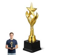FUTUREORYY Stella, Coppa Premio Celebrazione, Plastico Oro, Decorazione per Competizioni Sportive, Design Unico, 1 Pezzo