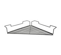 FUTUREORYY Supporto Angolare per Vasi in Nero Resistente Fiori da ed Organizer Cubicle per Piante e Bonsai Mensola Vaso per Balcone e Ufficio Stand Decorativo per Piante