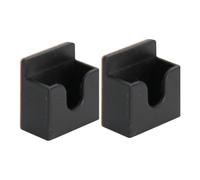 FUTUREORYY Supporto Per Microfono Cb Auto 2 Pezzi Con Clip Adesiva Per Microfono Radio Resistente Compatibile Per Veicoli e Uffici