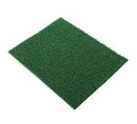 FUTUREORYY Tappetino in Resina Erba Sintetica Decorativa 20x25 Cm per Acquari e Giardino, Piattaforma per Crogiolarsi delle Tartarughe, Manto Erboso Resistente e Riciclabile per Ambienti