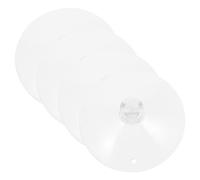 FUTUREORYY Ventose in Gomma per Supporto Chitarra 4 Pezzi, Accessori di Supporto per Chitarra Portatili e Resistenti, Ventose di Ricambio Trasparenti da 40mm per Uso Semplice e Sicuro