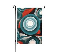 Futurism Spring Garden Flag - vivace decorazione per esterni per portico, cortile e patio, perfetta per primavera, estate e tutto l'anno 71,1 x 101,6 cm