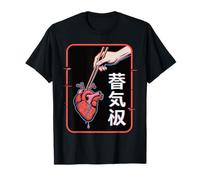 Futurismo Giapponese Estetica Vaporwave Anime Cuore Otaku 80s Maglietta