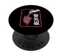 Futurismo Giapponese Estetica Vaporwave Anime Cuore Otaku 80s PopSockets PopGrip Adesivo