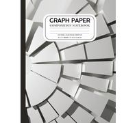 Futuristic Abstract 3D Design Graph Paper Composition Notebook: Ideal for Math, Engineering & Technical Drawing - Quad Ruled 4x4 - 100 Pages - 8.5 x 11 inches