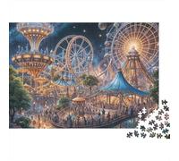 Futuristic Carnival Puzzle Da 1000 Pezzi in Cartone Riciclato Per Adolescenti Bambini 12+ Educativo Allenare La Mente Offerta Speciale 52x38cm/1000pcs