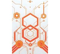 Futuristic Design Journal: 6 x 9 Notebook, Sci-Fi Notebook with Digital HUD Lined Pages 120 pages