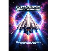 Futuristic Spaceships Coloring Book for Adults: 30 Detailed Sci-Fi Starships Including Military Fighters, Cargo Freighters, Exploration Ships, Medical Rescue Craft and Luxury Space Yachts