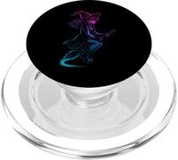 Futuristico Cyber Witch Gothic Halloween Gamer PopSockets PopGrip per MagSafe