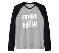 Futuro appassionato di elettori Che Danno Potere al Voto dei Giovani Maglia con Maniche Raglan