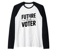 Futuro appassionato di elettori Che Danno Potere al Voto dei Giovani Maglia con Maniche Raglan
