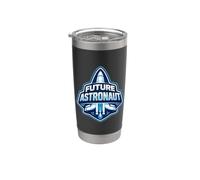 Futuro Astronauta Bambini Bambino Ragazza Ragazzo Spazio Amante Cosmonauta Bicchiere termico in acciaio inox doppia parete