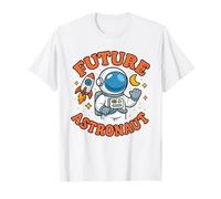 Futuro Astronauta Bambini Space Explorer Carriera Spazio Avventuriero Maglietta