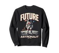 Futuro Astronauta Missione Luna Astronomia Space Explorer Felpa