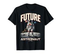 Futuro Astronauta Missione Luna Astronomia Space Explorer Maglietta