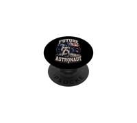 Futuro astronauta portoricano esploratore spaziale grunge PopSockets PopGrip Adesivo
