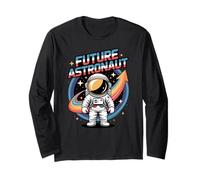 Futuro Astronauta Torna a Scuola Spazio Cartone Animato Maglia a Manica